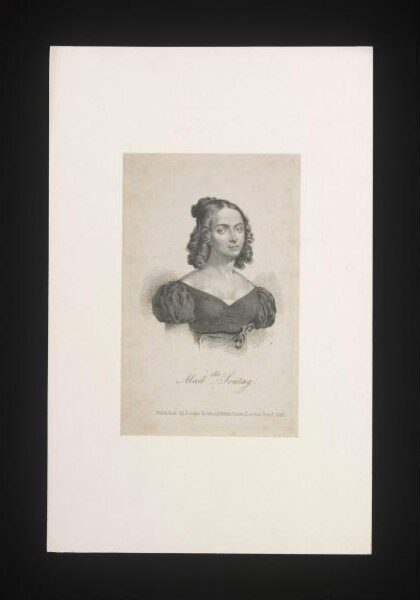 unknown, Mademoiselle Sontag