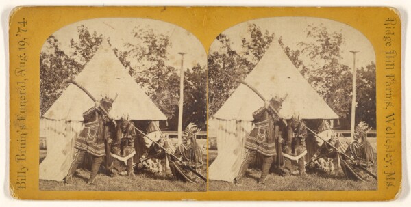 Unknown, Native American Hunters concentrated from the "whole boundless continent" to the government reservation;...after Billy Bruin...