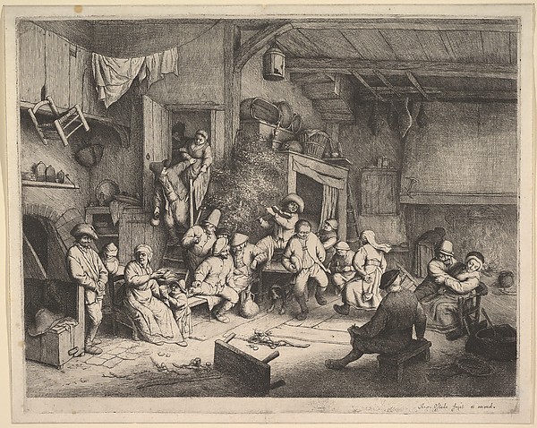 Adriaen van Ostade, The Dance at the Inn