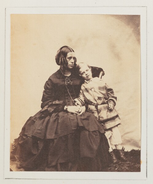 Unknown, [Portrait of a Woman and a Young Child]