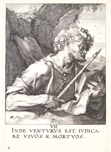 Hendrick Goltzius, Apostlen Thomas