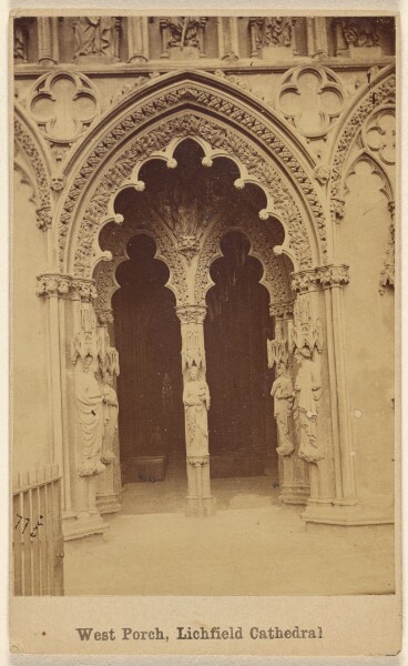 Unknown, West Porch, Lichfield Cathedral/Lichfield Cathedral. West Door.