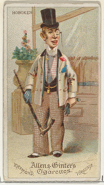 Allen & Ginter, Hoboken, from World's Dudes series (N31) for Allen & Ginter Cigarettes