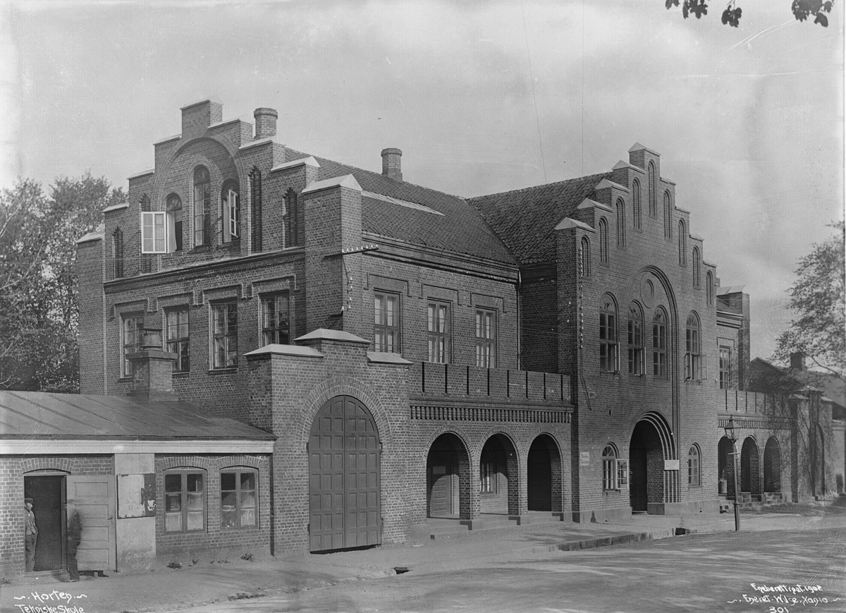 Anders Beer Wilse, Prot: Horten - Tekniske Skole Mai 1902