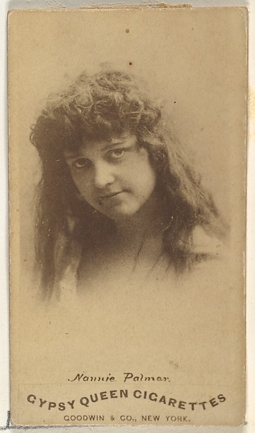 Goodwin & Company, Nonnie Palmer, from the Actors and Actresses series (N171) for Gypsy Queen Cigarettes
