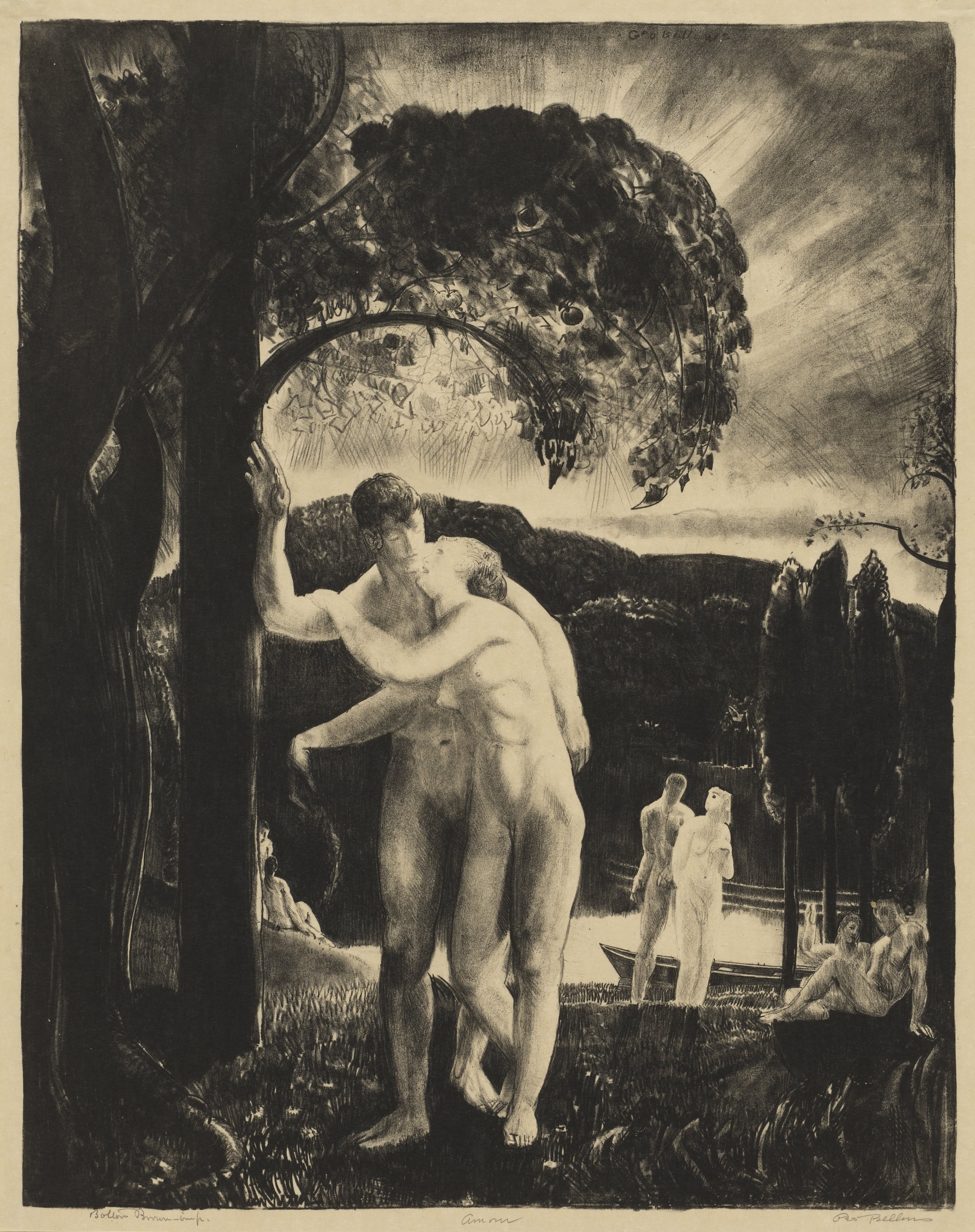 George Bellows, Amour