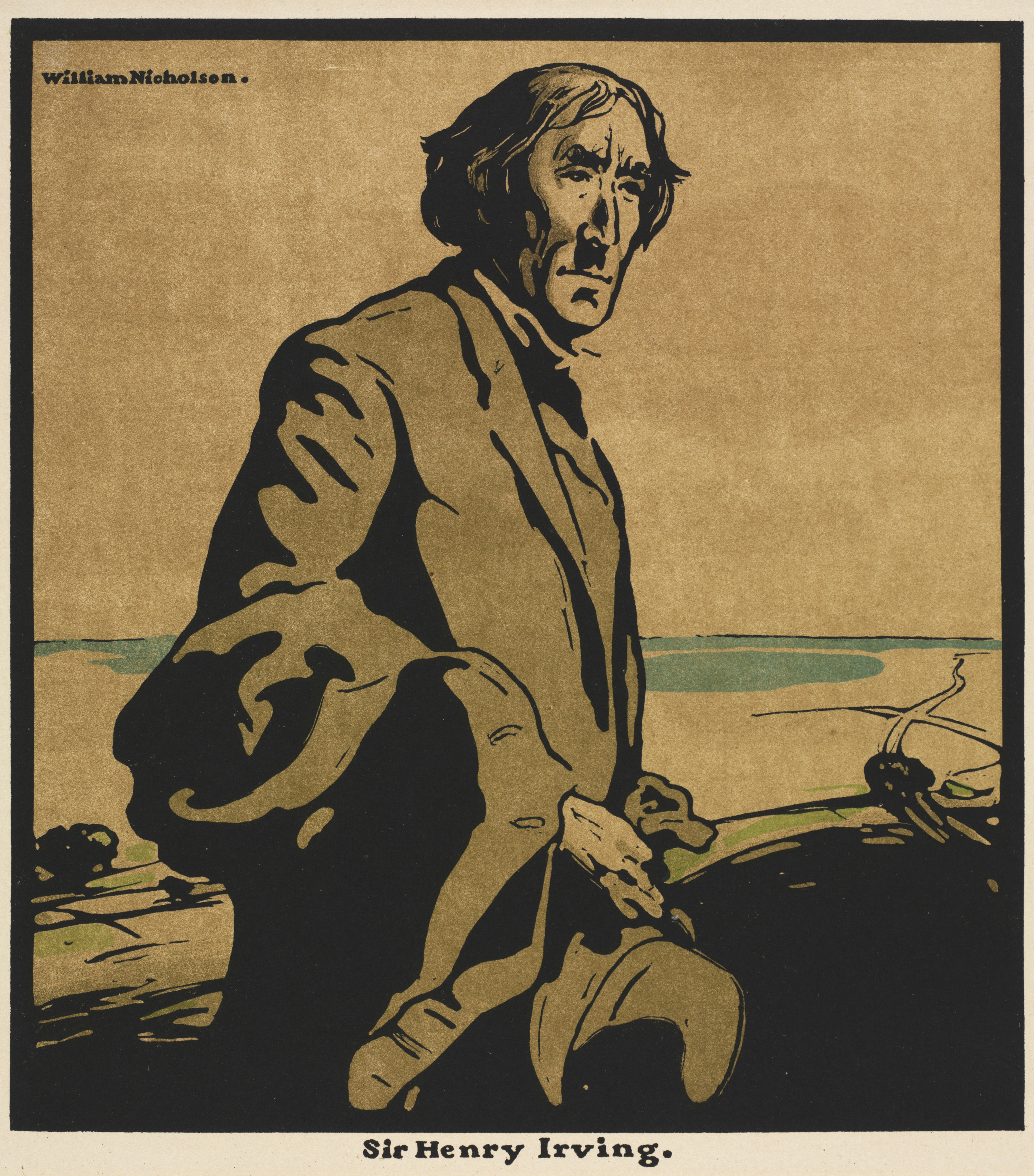 William Nicholson, Twelve Portraits: Sir Henry Irving