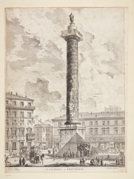 Giovanni Battista Piranesi, Marcus Aurelius' søjle