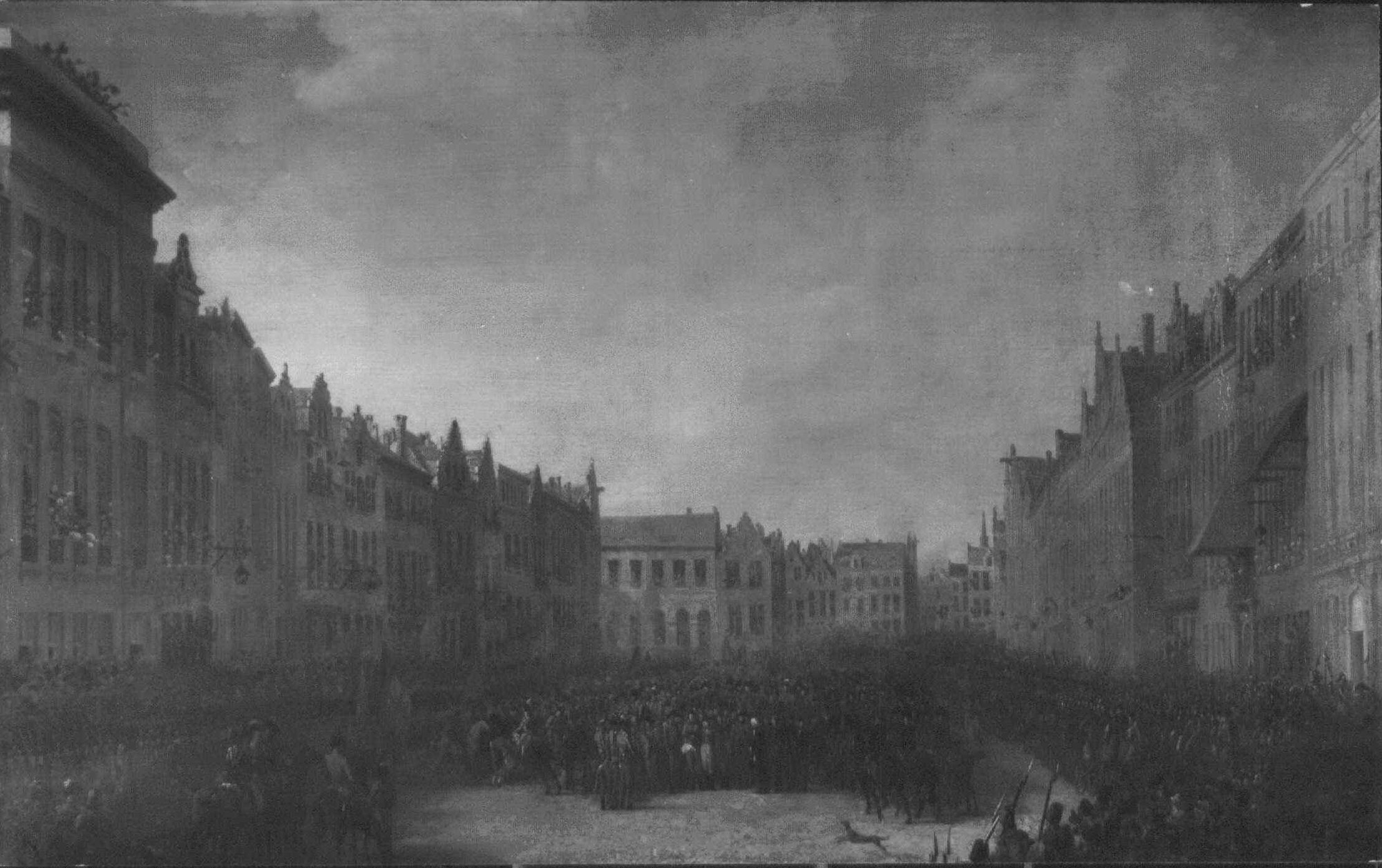 Mattheus Ignatius van Bree, The Allies Taking Possession of Antwerp in 1814