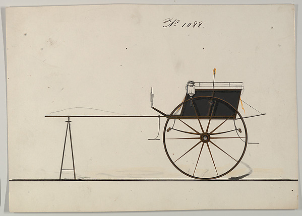 Brewster & Co., Dog CArt #1088