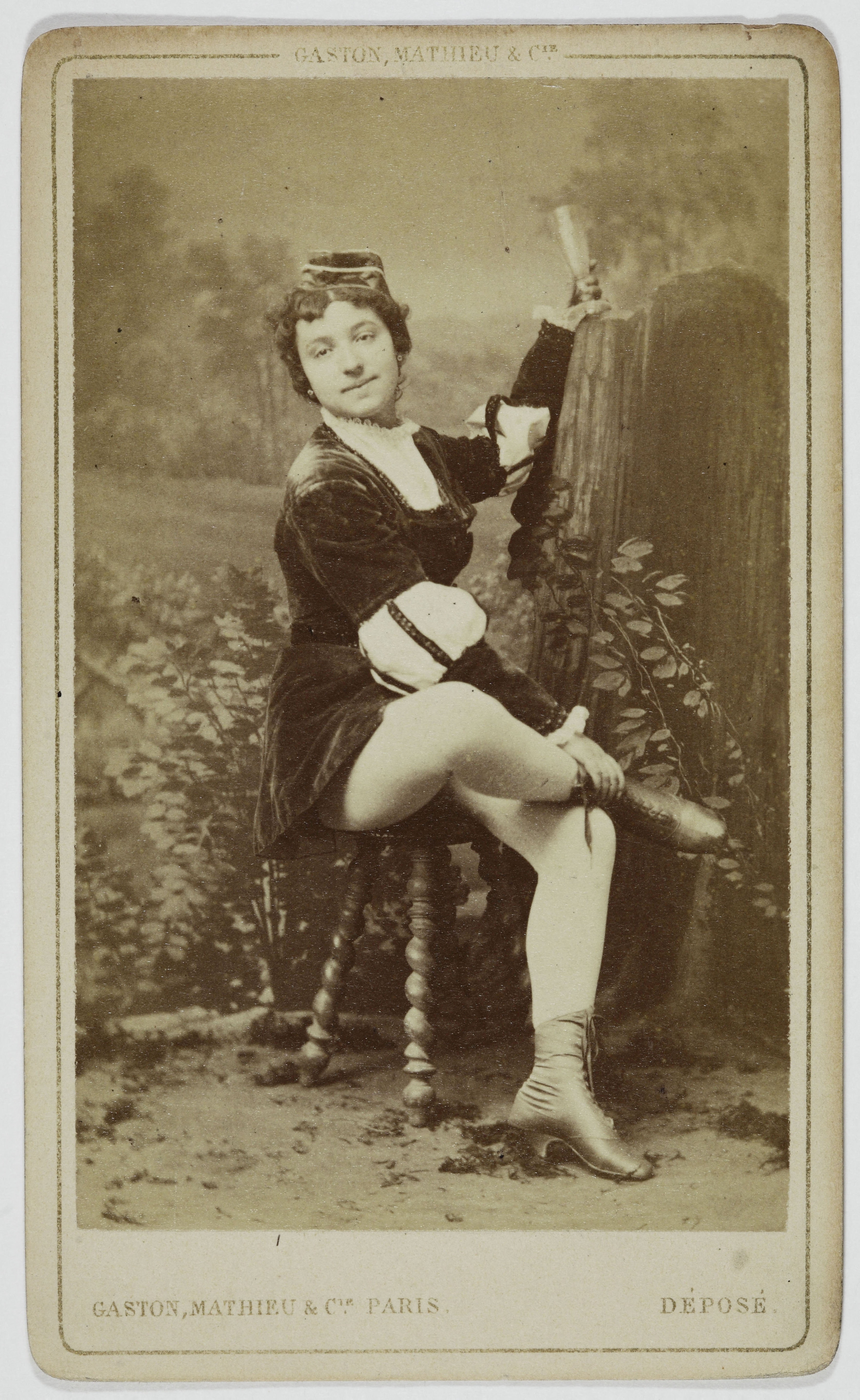 Mathieu & Cie Gaston, Portrait d'Aminta, (danseuse)