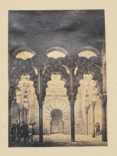 Unknown, [Reproduction of a painting of the interior of the Mosque at Cordova]