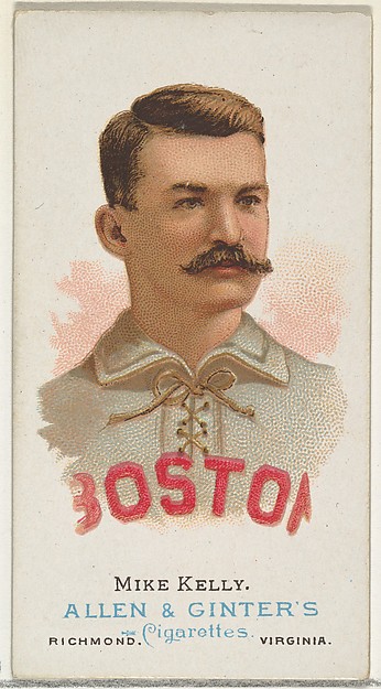 Allen & Ginter, Mike "King" Kelly, Baseball Player, from World's Champions, Series 1 (N28) for Allen & Ginter Cigarettes