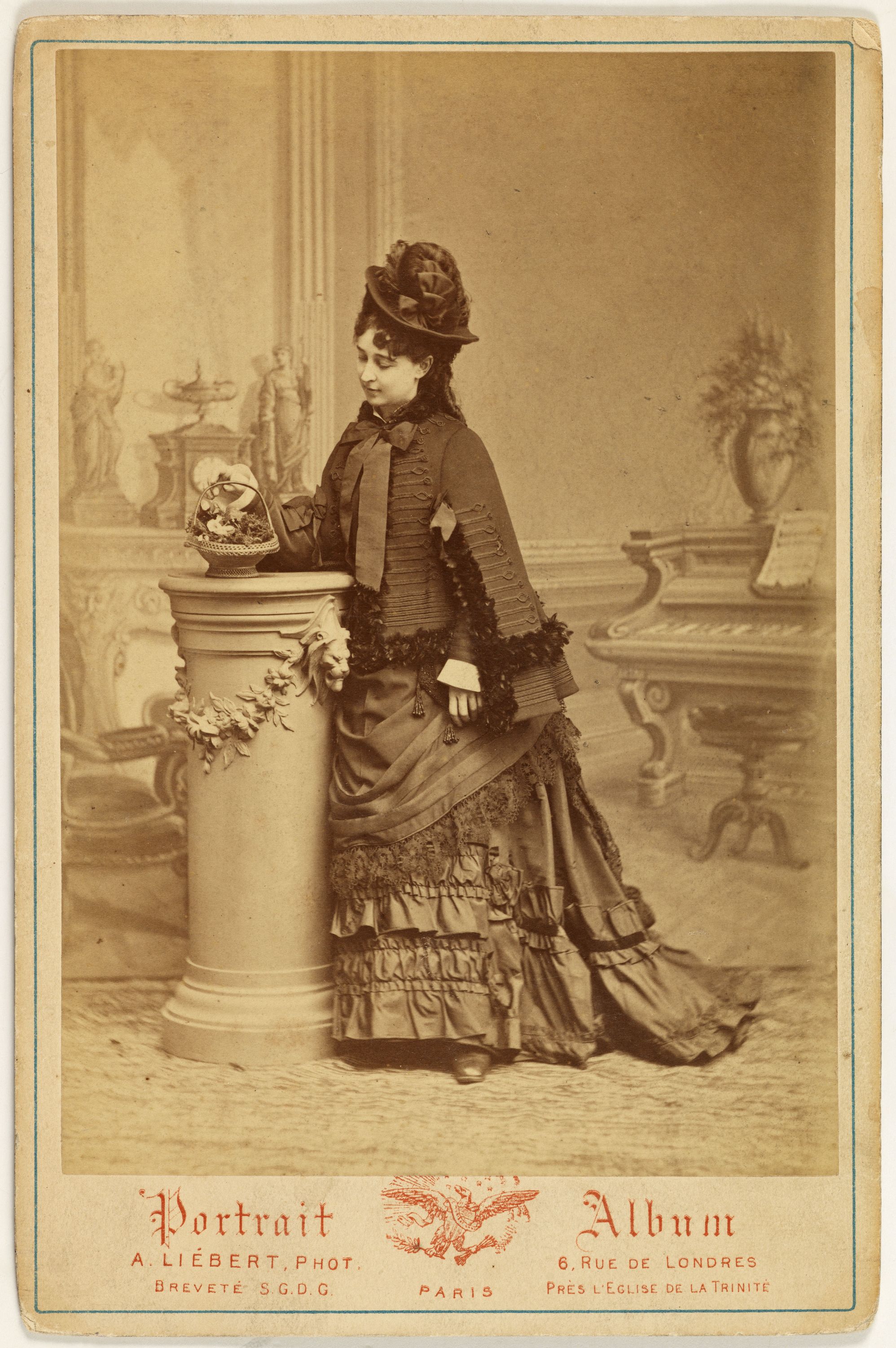 Alphonse Liébert, Portrait de Léna Bell, actrice