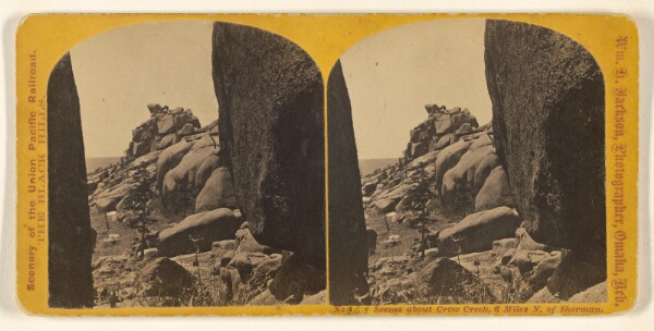 William Henry Jackson, Scenes about Crow Creek, 6 Miles N. of Sherman.
