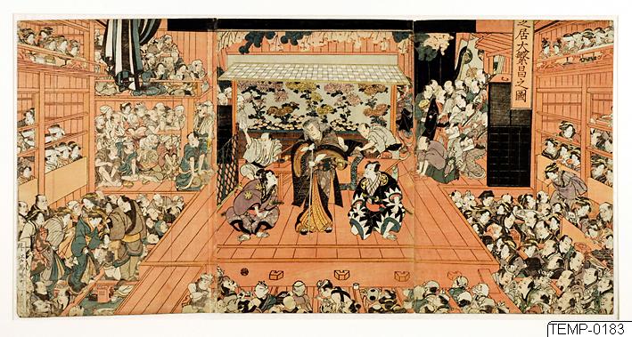 Utagawa Toyokuni I, Träsnitt, Bildkonst, Woodcut, Print, Woodblock