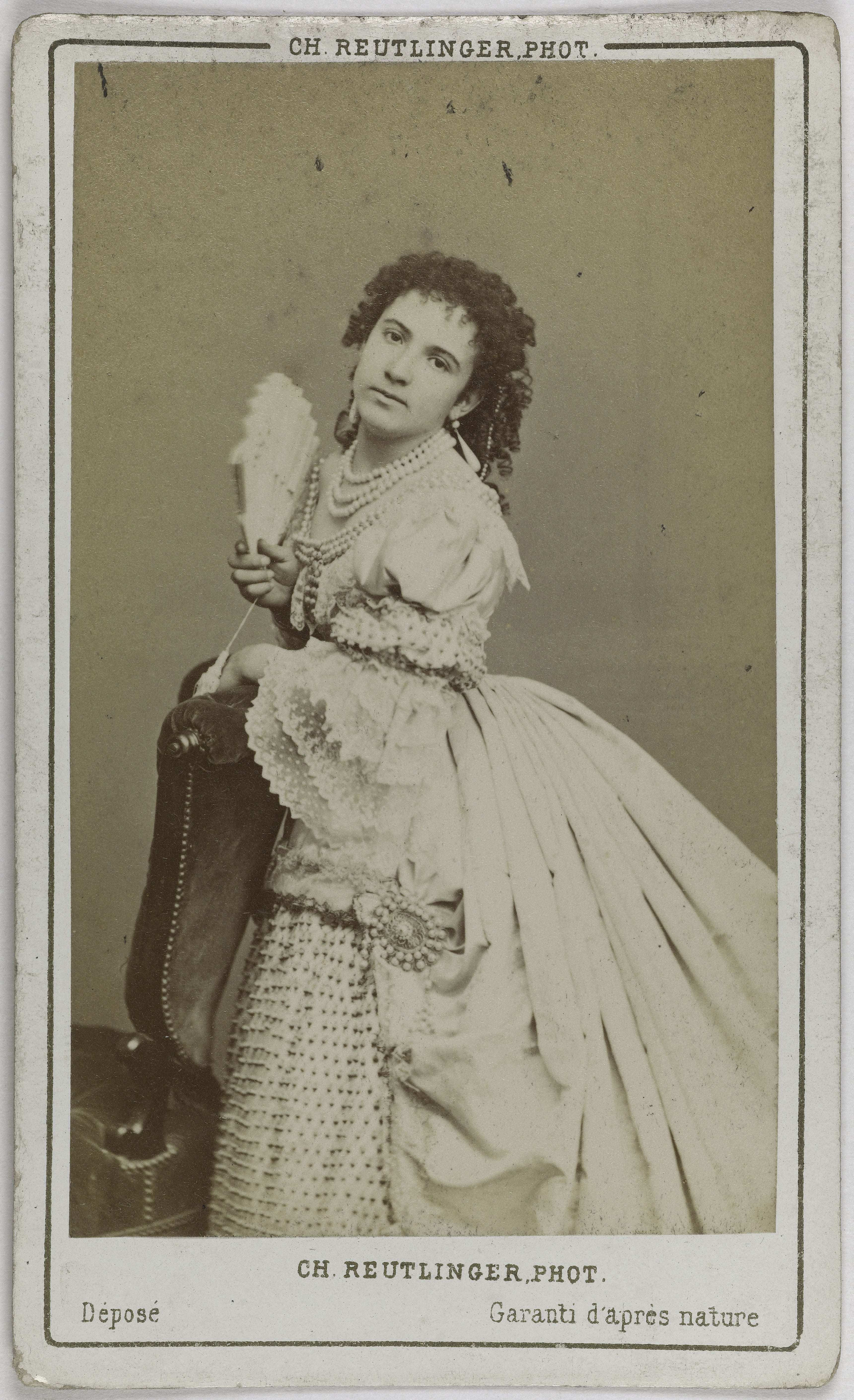 Charles Reutlinger, Portrait de Petit Hélène Rose Augustine, (époux Mr Marais), (1852-1879), (actrice)