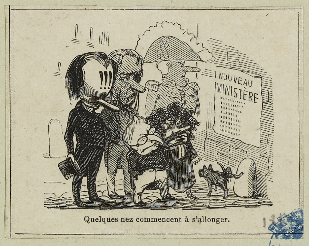 Anonyme, Quelques nez commencent à s'allonger