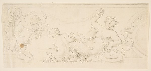 Anonymous, French, 18th century, Design for a Frieze