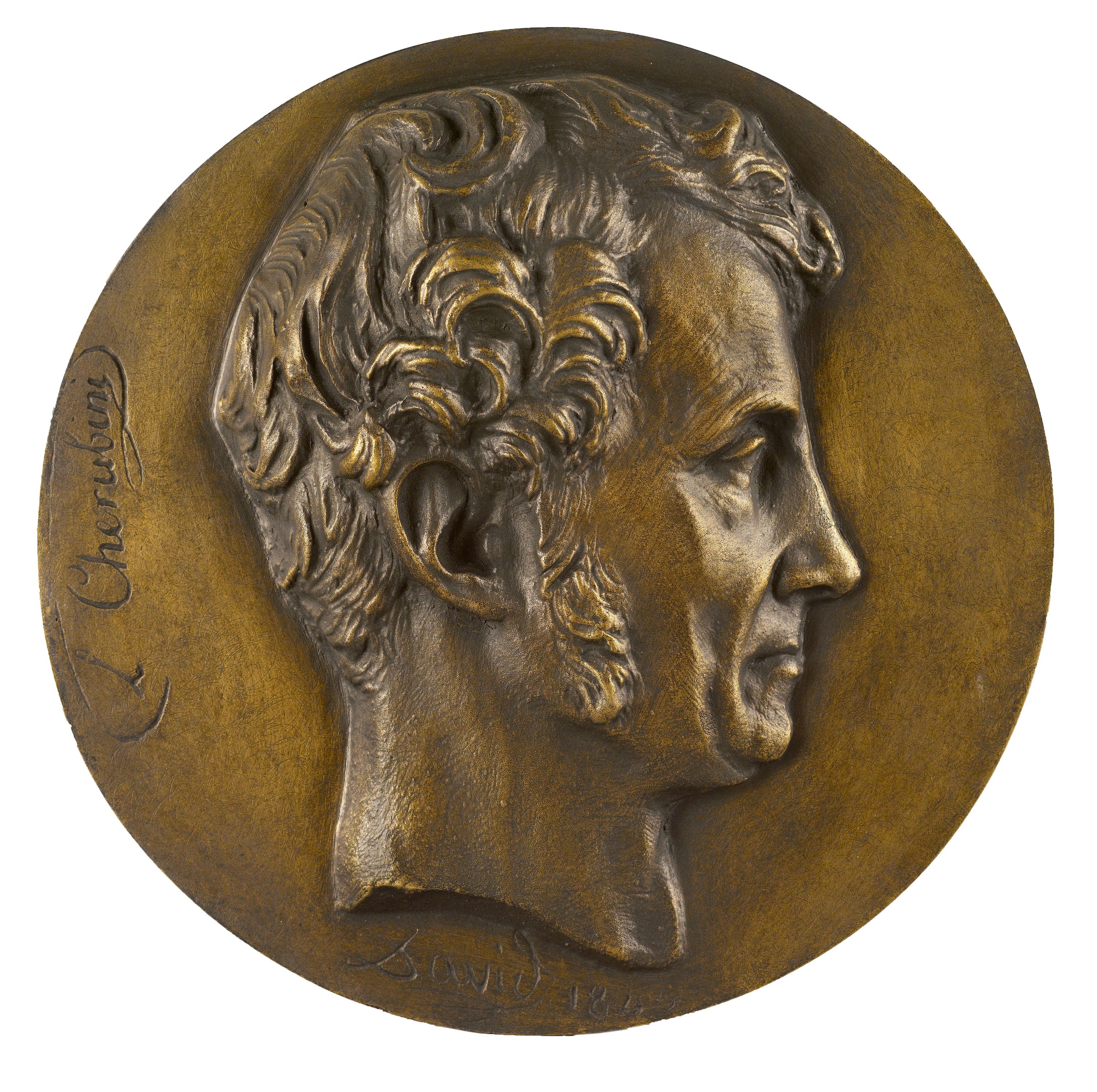 David d'Angers, Portrait de Luigi Cherubini (1760-1842), compositeur