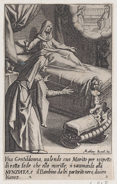 Jacques Callot, The Baby, from Scelta d'Alcuni Miracoli e Grazie della Santissima Nunziata di Firenze (Selection of Some Miracles and Graces that Occurred in the Church of the Annunziata in Florence)