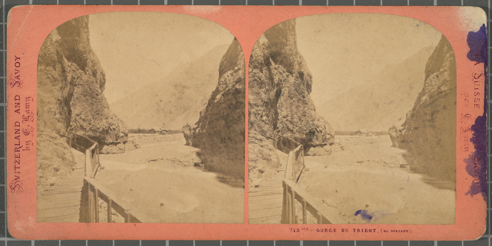Desconegut, gorge du trient Lamy, E