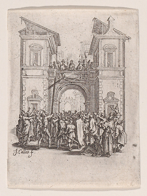 Jacques Callot, La Présentation au Peuple (The Presentation to the People), from "La Petite Passion" (The Little Passion)