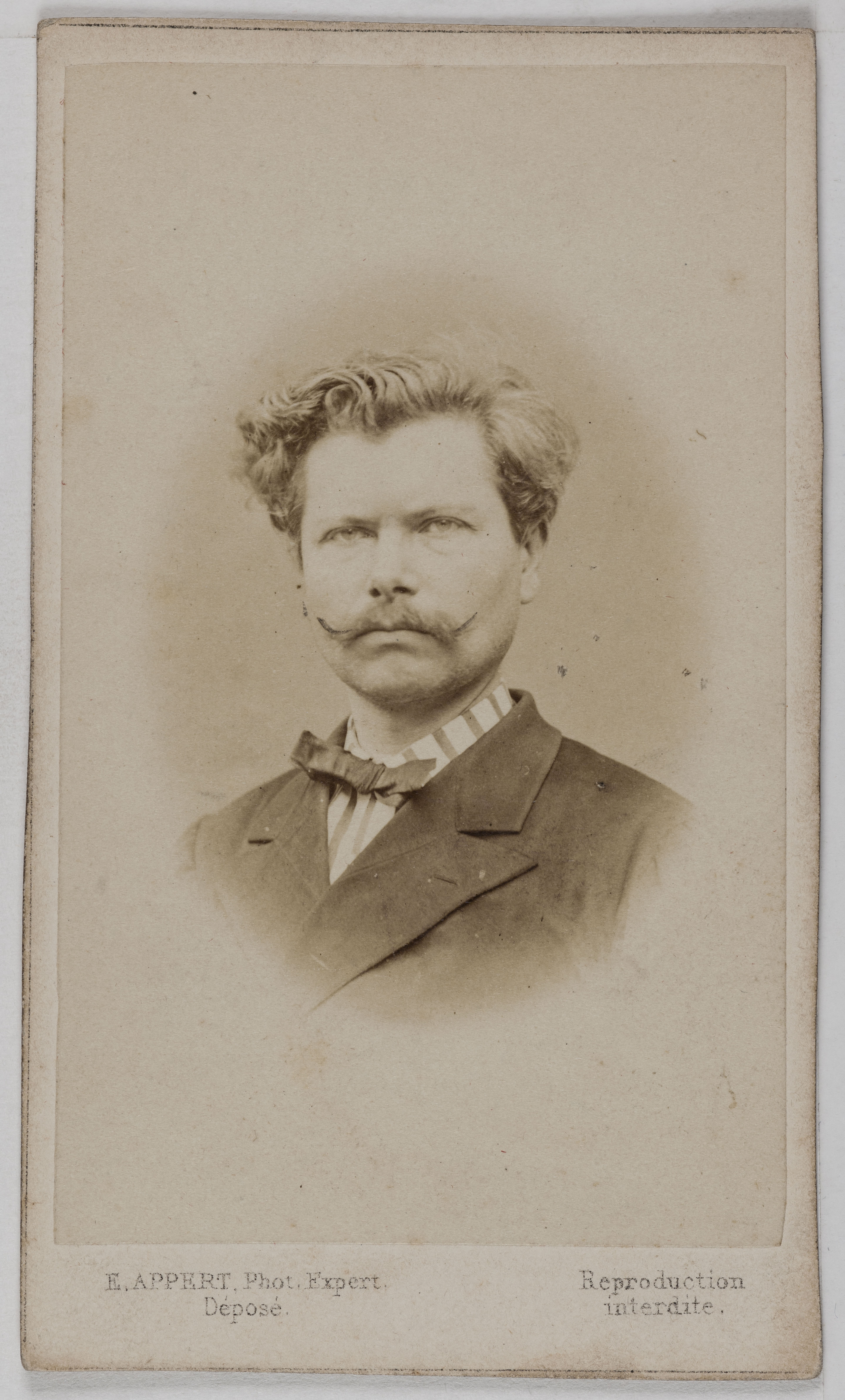 Ernest Charles Appert, Portrait de Lullier Charles Ernest, (1838-1891), (officier de marine, communard, condamné aux travaux forcés)