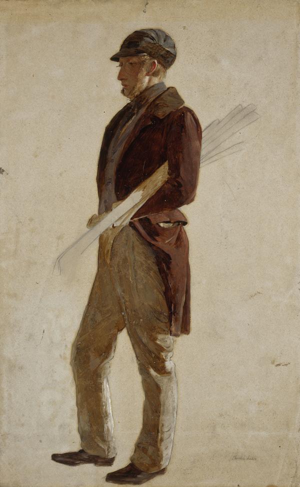 Charles Lees, Sandy Pirrie, active 1847. Golfer