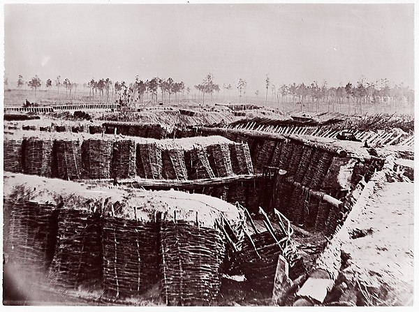 Timothy H. O'Sullivan, Fort Sedgwick near Petersburg, interior