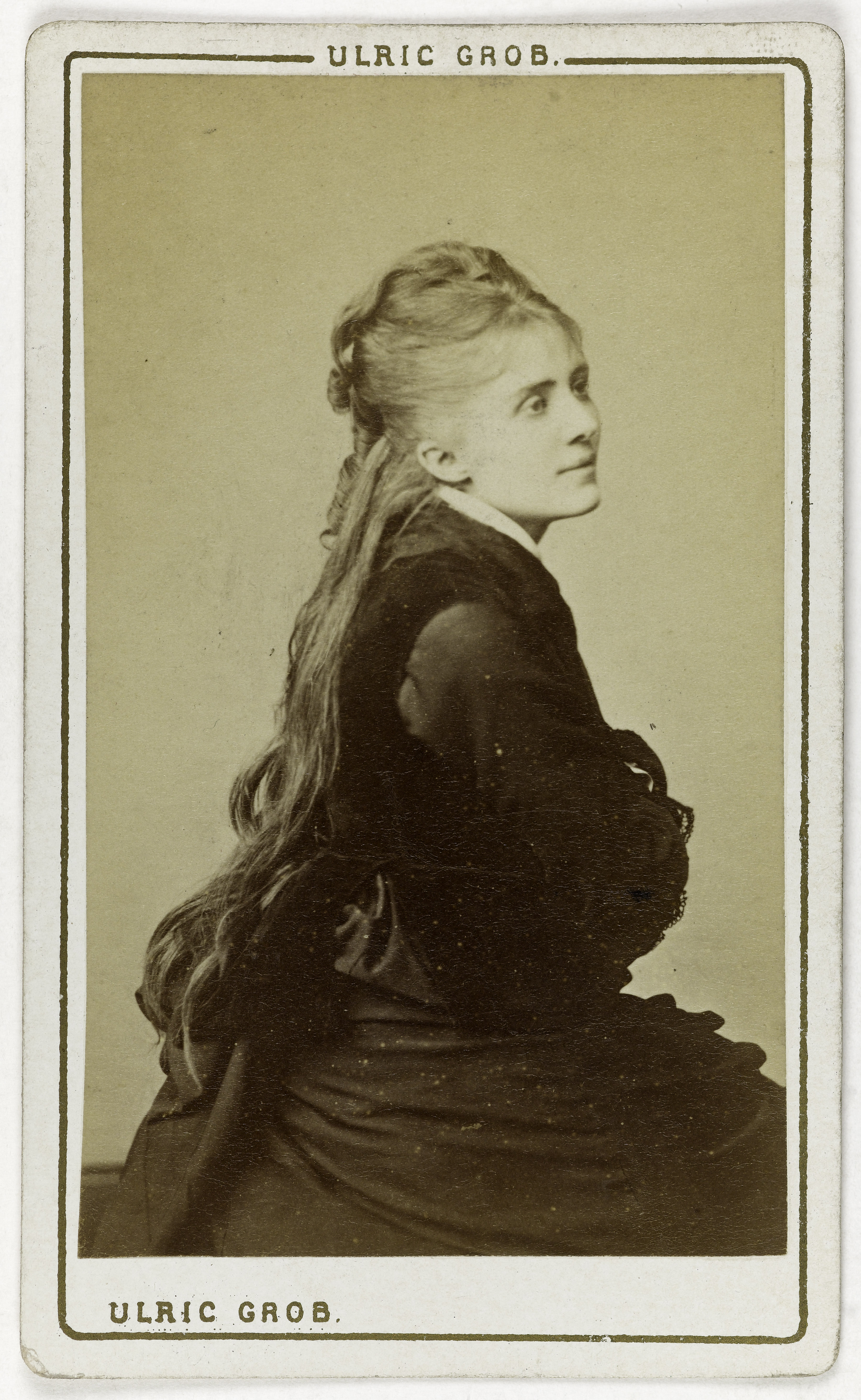 Ulric Grob, Portrait de Morini, actrice au Théâtre de la Gaîté.