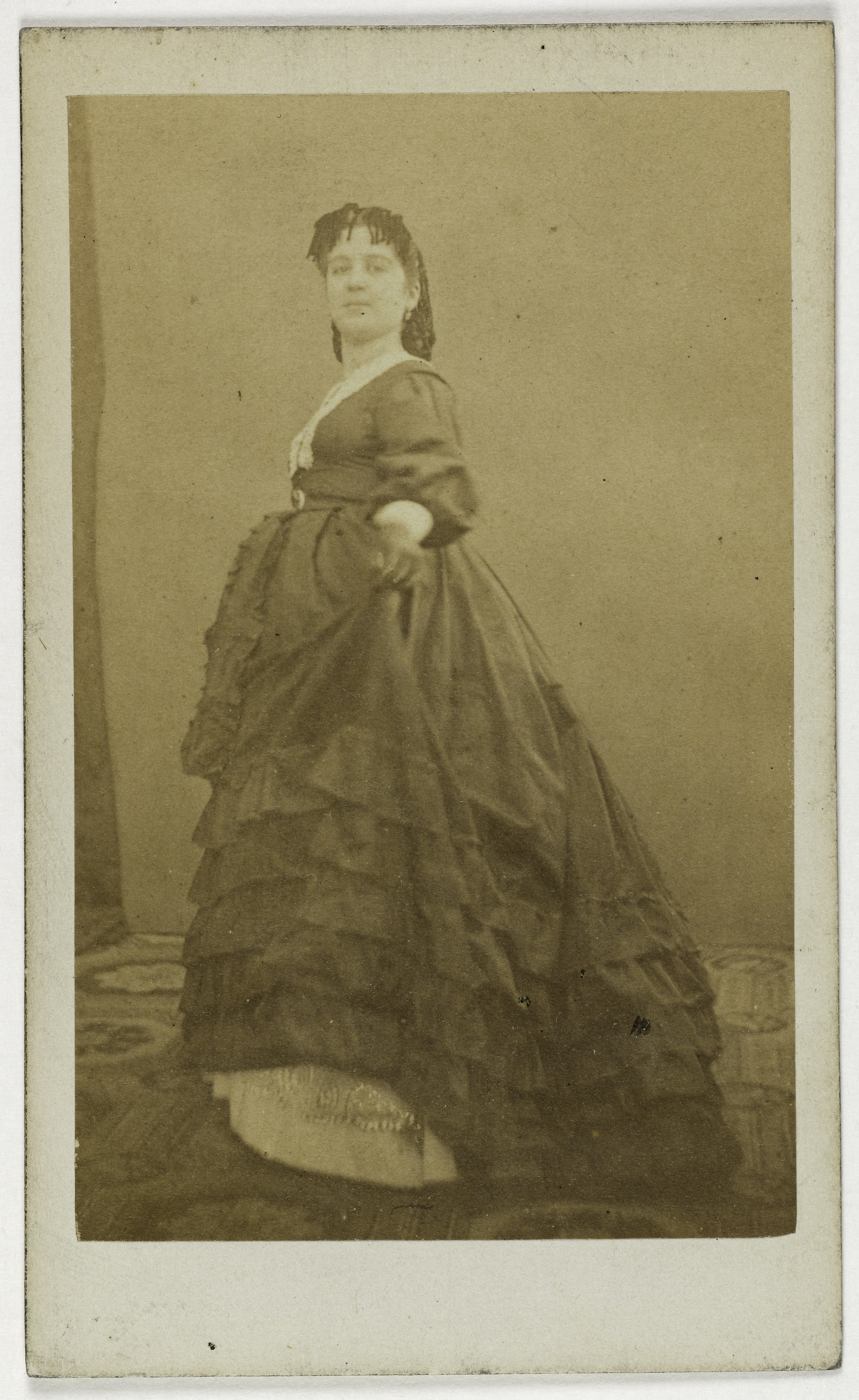 Anonyme, Portrait de Hortense, (actrice aux Bouffes)