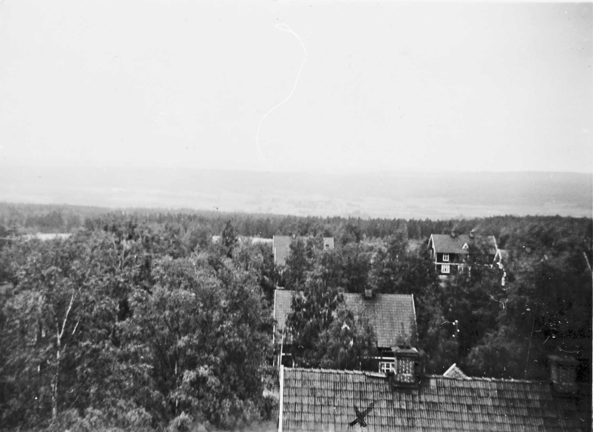 Rachel Haarseth, Oversiktsbilde over noen hus(-tak), naturforhold.