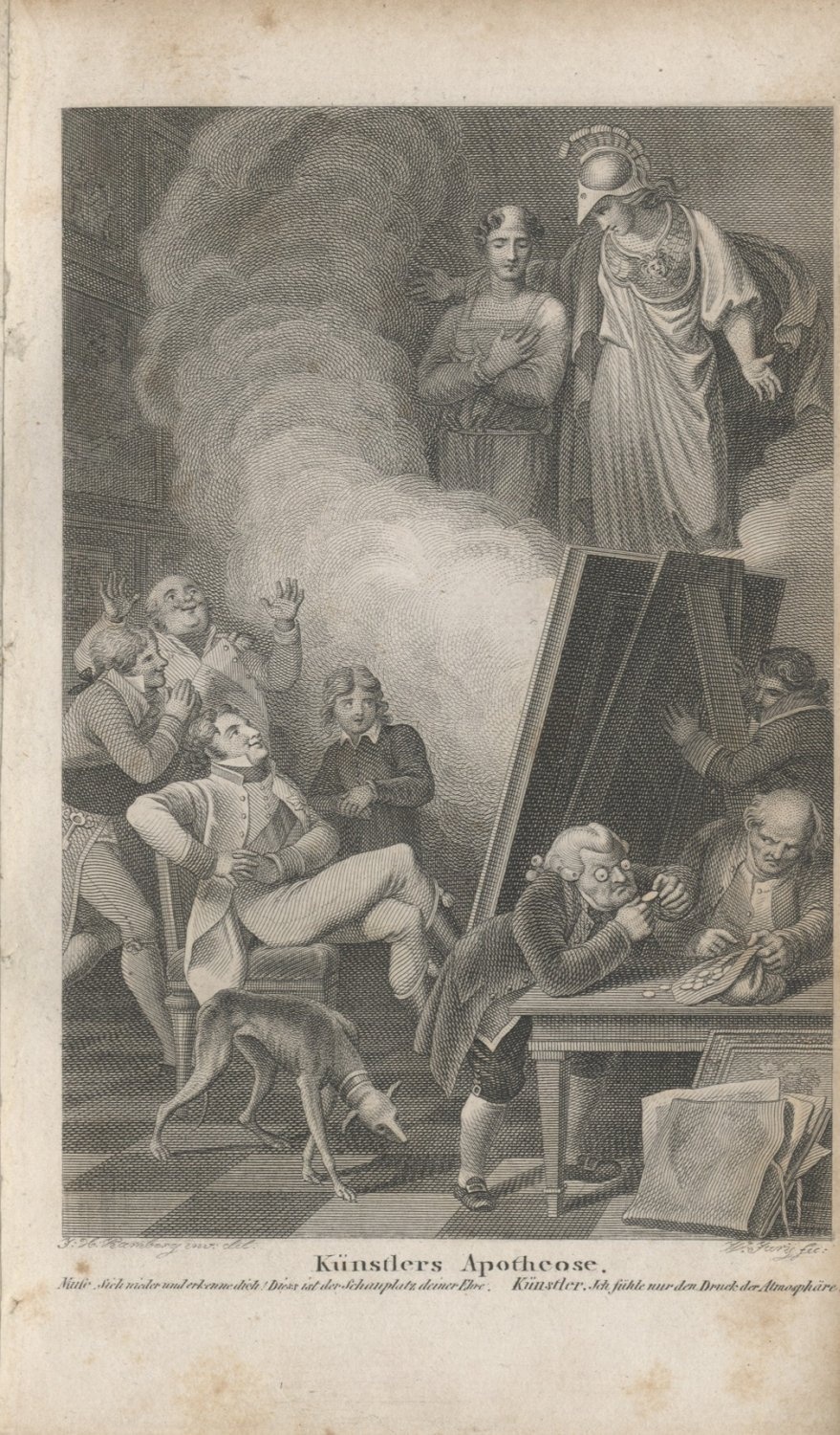 Johann Heinrich Ramberg, Künstlers Apotheose