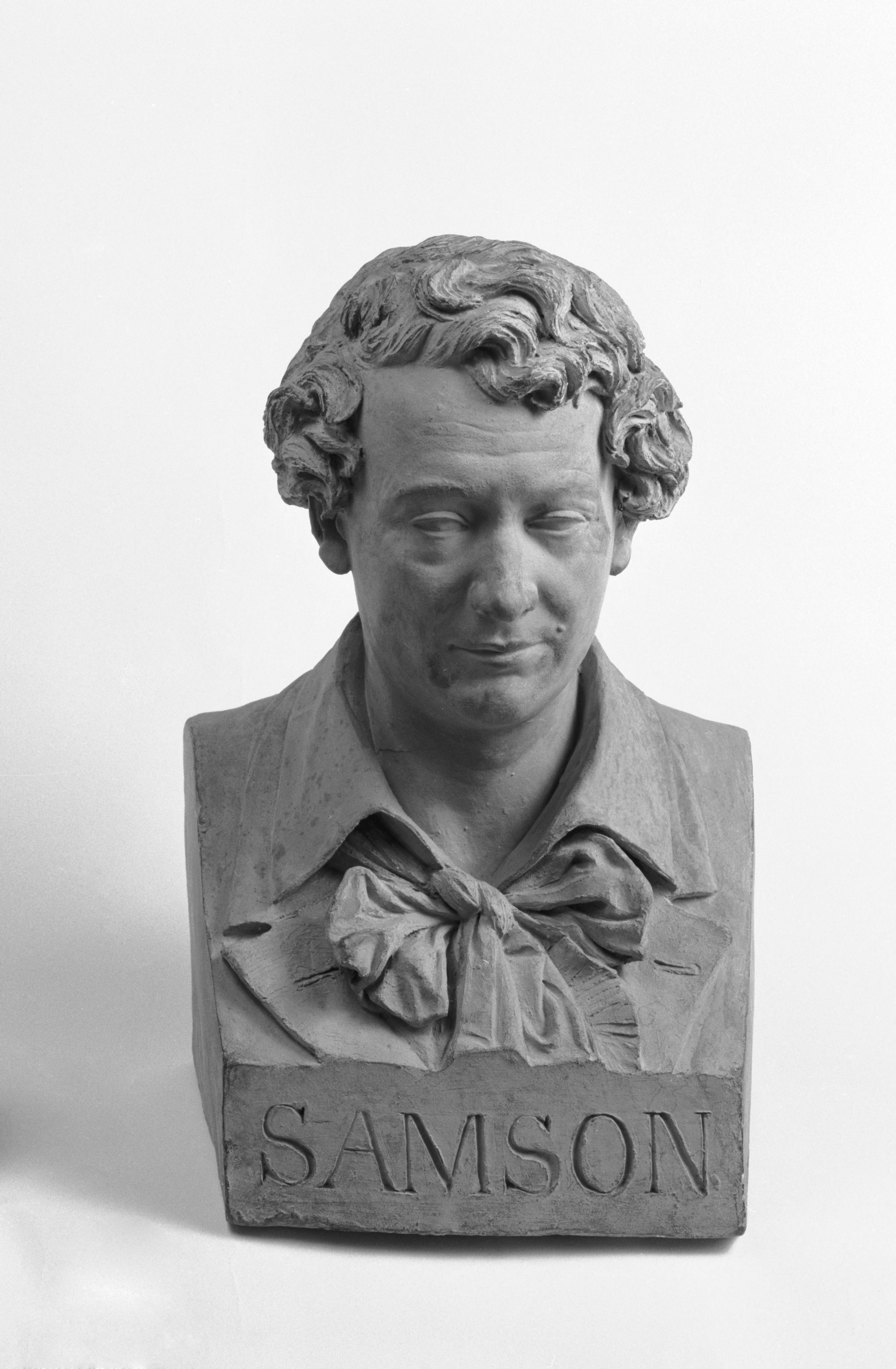 Jean Pierre Dantan, Portrait sérieux de Joseph-Isidore Samson, (1793-1871), acteur au Théâtre Français