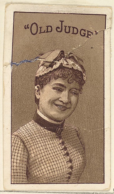 Goodwin & Company, Actress from the Old Judge series (N167) for Old Judge Cigarettes