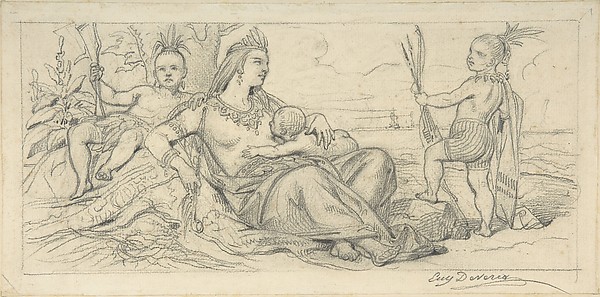 Eugène Devéria, Allegory of America