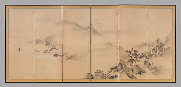 Kano Tan'yū, Landscapes of the Four Seasons