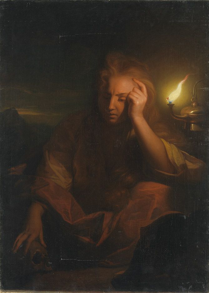 Godfried Schalcken, The penitent Mary Magdalene