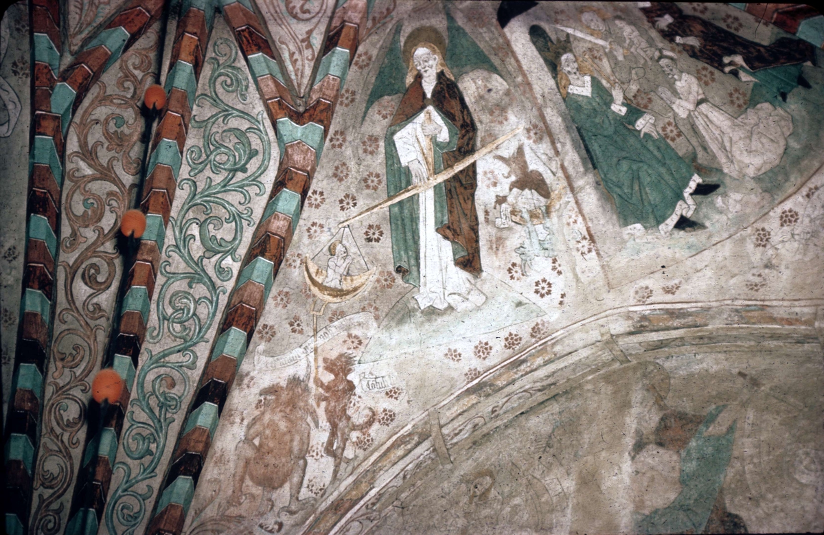 Okänd,, Kalkmålning i Härnevi kyrka, Härnevi socken, Uppland