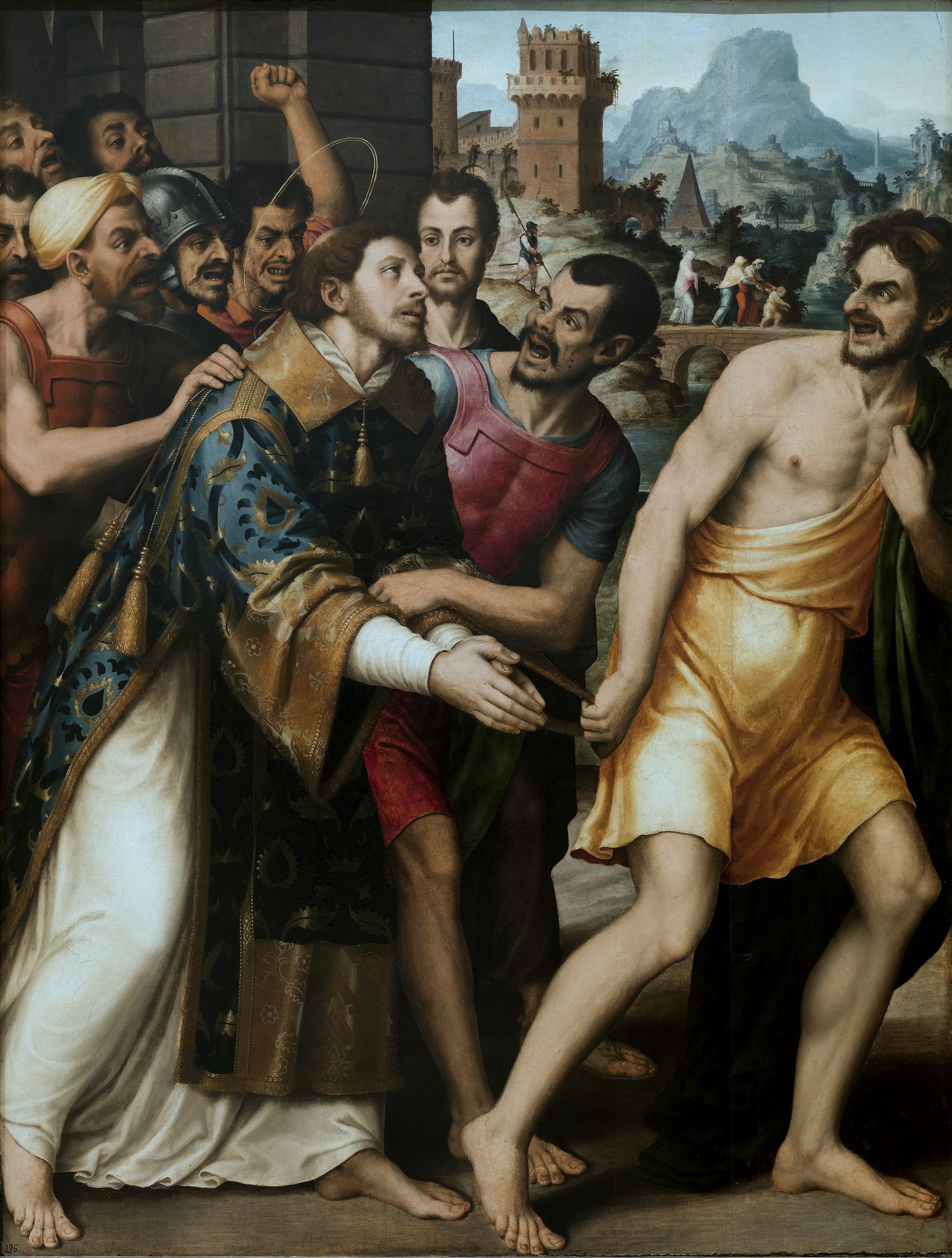 Juan de Juanes, Saint Stephen is led to Martyrdom