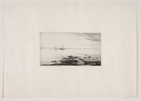 Carl Bloch, Strandparti ved Hellebæk