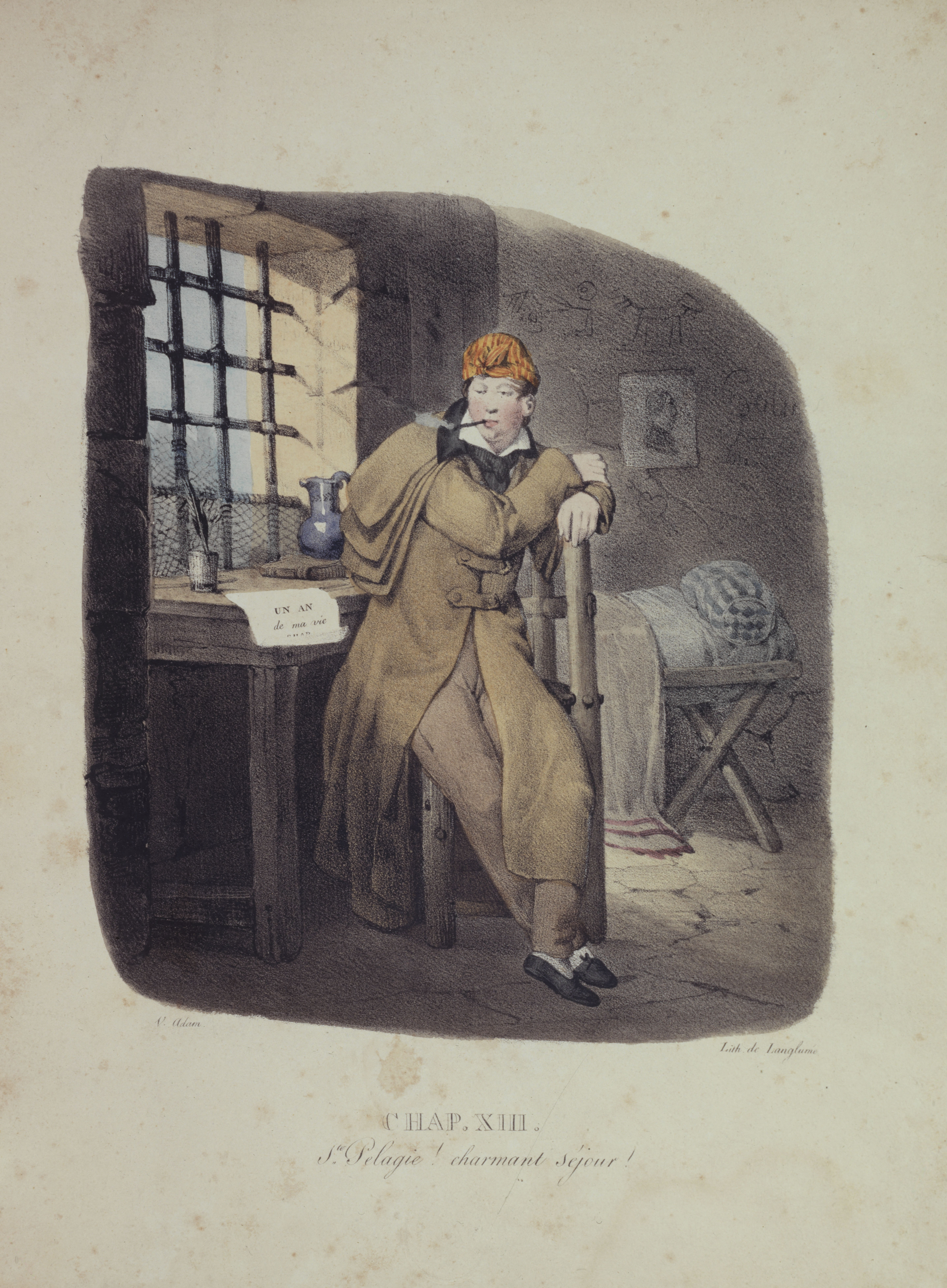 Victor Adam, CHAP. XIIISte Pélagie ! charmant séjour !