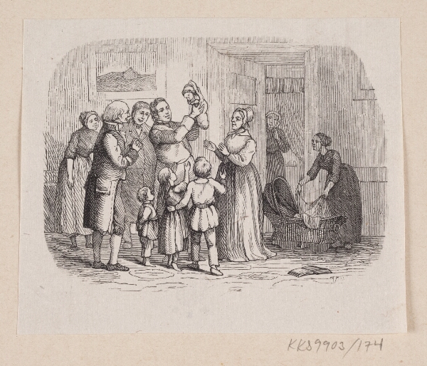 H.P. Hansen, Illustration til "Den sidste Perle" i H.C. Andersen, "Eventyr og Historier", Bind 2