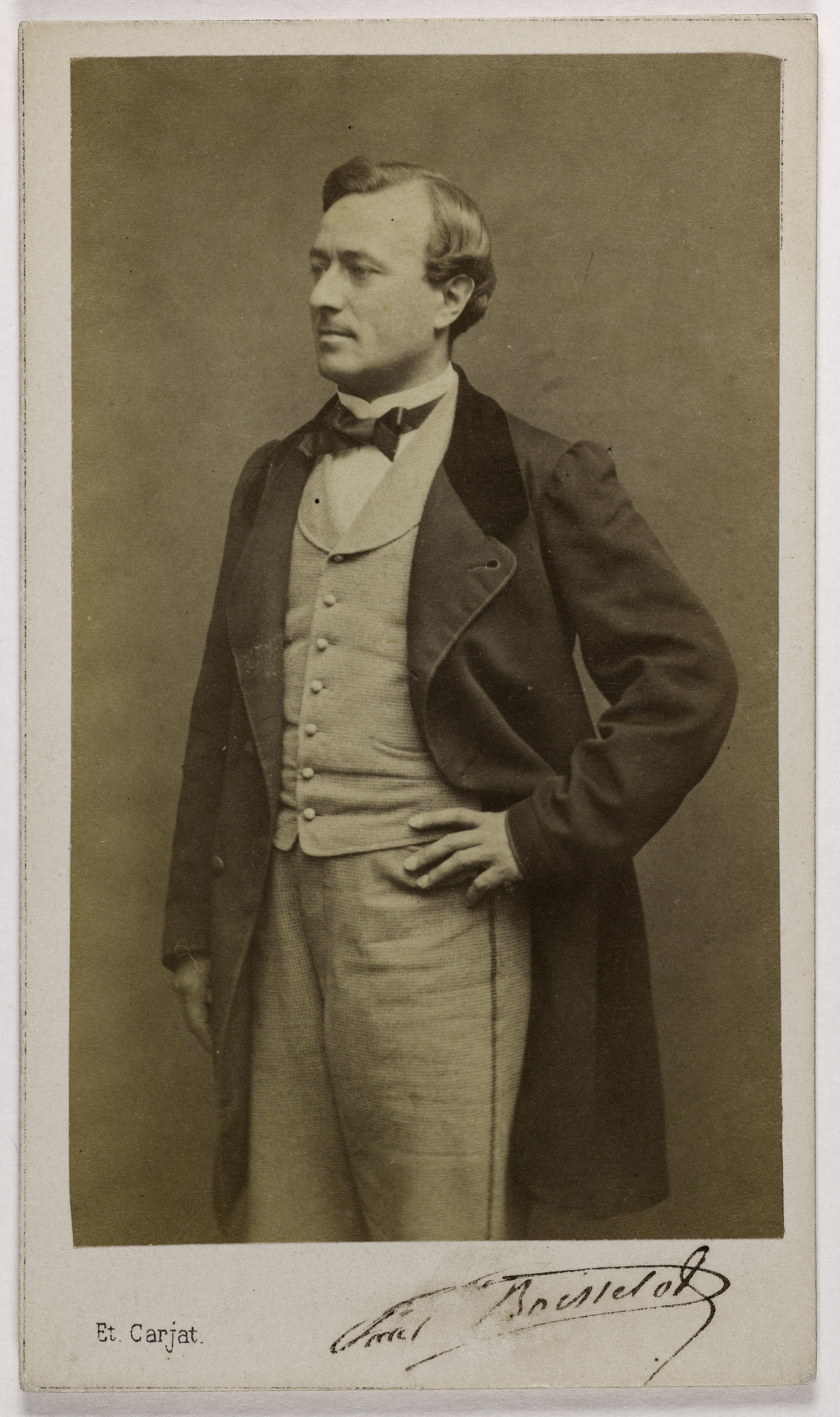 Carjat & Cie, Portrait de Paul Boisselot (1829-1905), acteur, dit aussi Paulin-Louis Boisselot