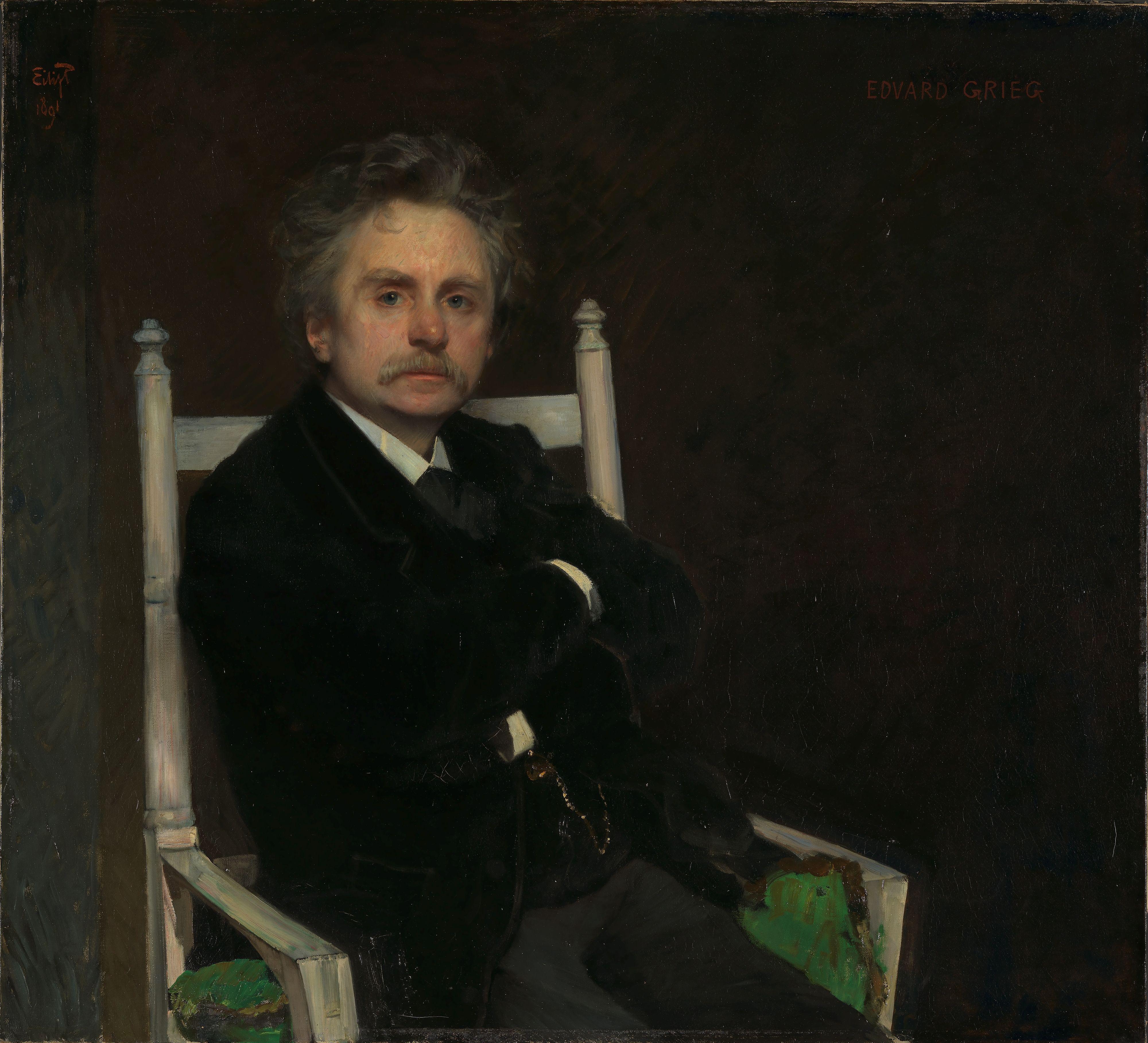 Eilif Peterssen, Edvard Grieg