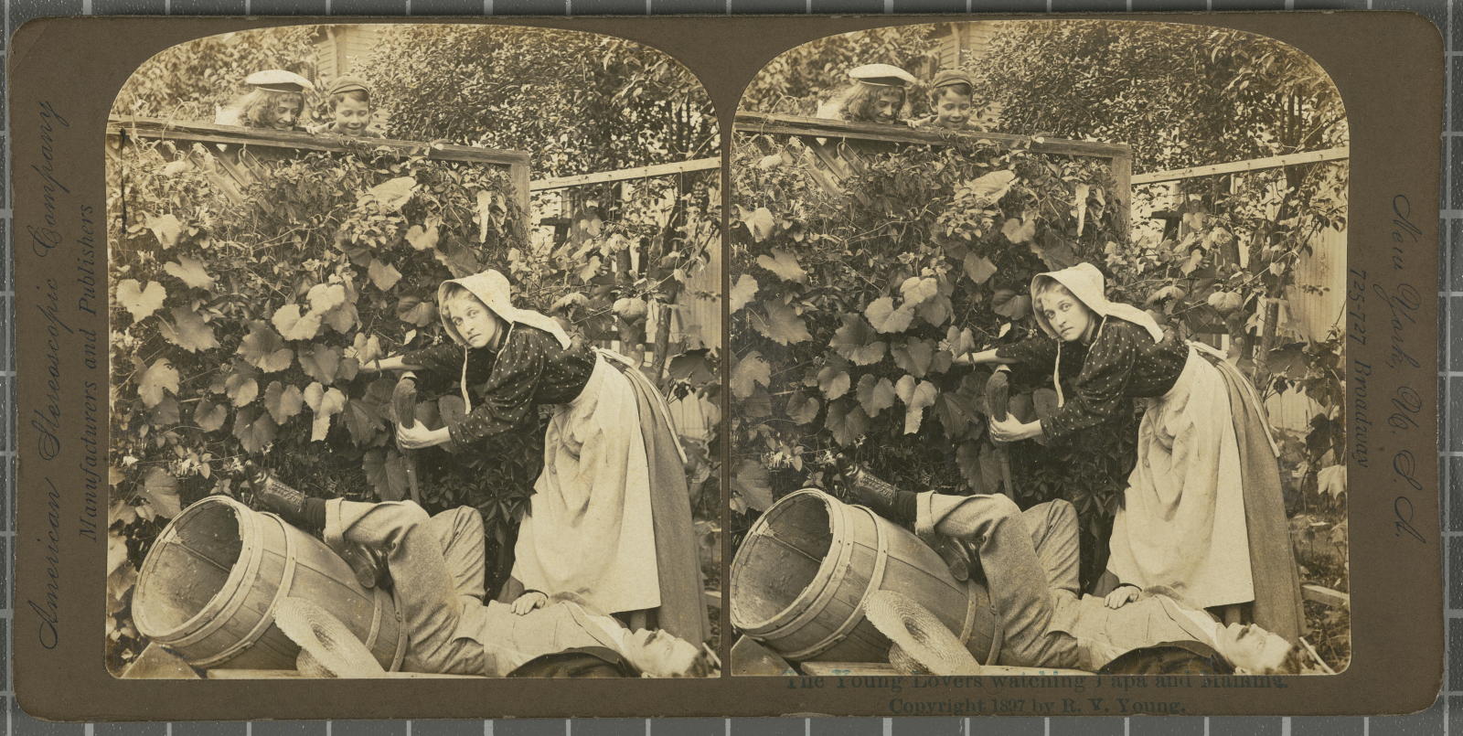 Desconegut, The young watening papa and mamma. American Stereoscopic Company