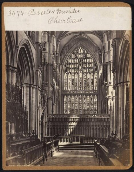 Francis Frith, Beverley Minster.  Choir East