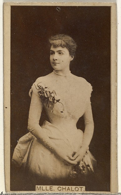 W. Duke, Sons & Co., Mlle. Chalot, from the Actors and Actresses series (N145-8) issued by Duke Sons & Co. to promote Duke Cigarettes