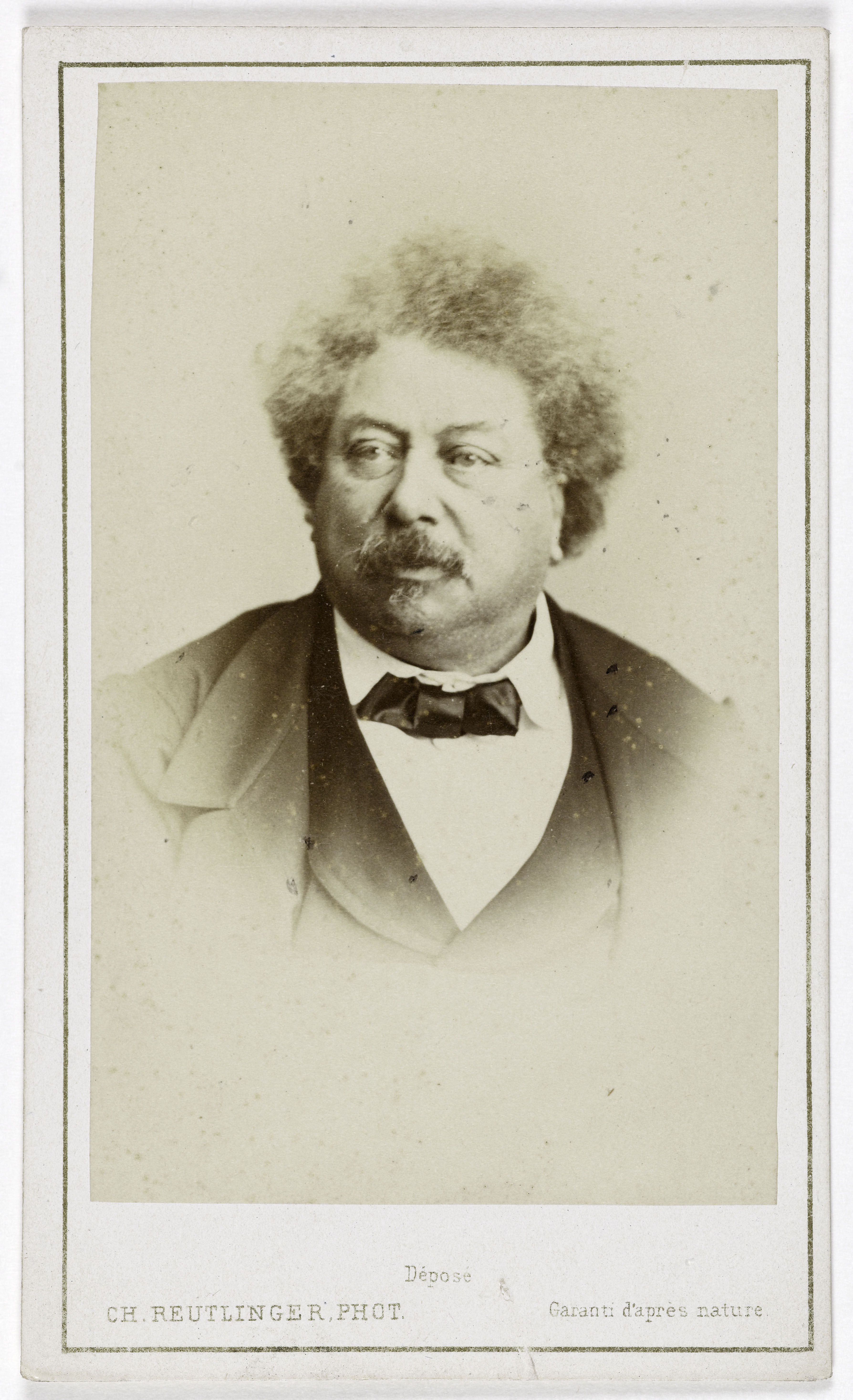 Charles Reutlinger, Portrait d'Alexandre Dumas Père (1803-1870), (romancier)